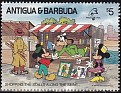 Antigua and Barbuda 1989 Walt Disney 5 $ Multicolor Scott 1213. Antigua & Barbuda 1989 Scott 1213 Walt Disney Sena River Paris. Subida por susofe